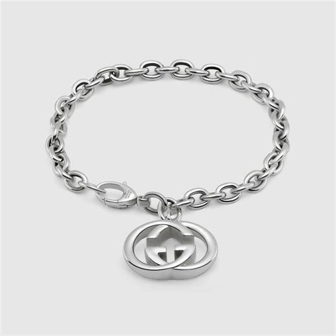 gucci interlocking g bracelet gold|gucci interlocking g silver bracelet.